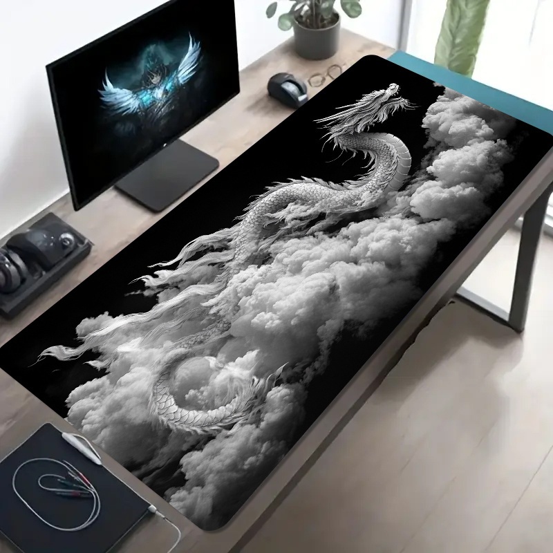 Desk Setup For Gaming - Tapis de souris de jeu Dragon