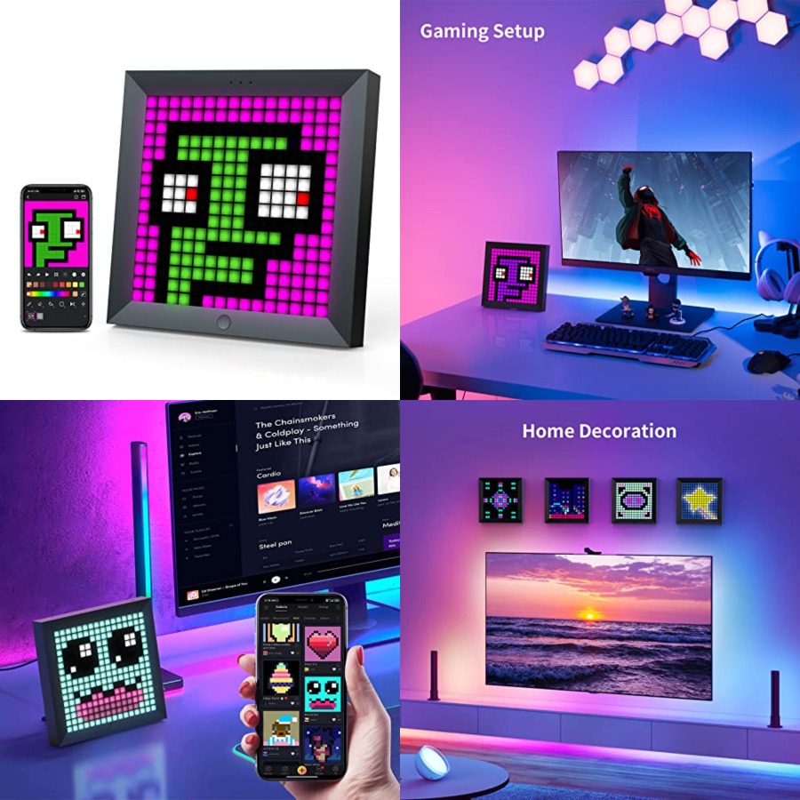 Desk Setup For Gaming - Panneau d'affichage LED à pixels, compatible