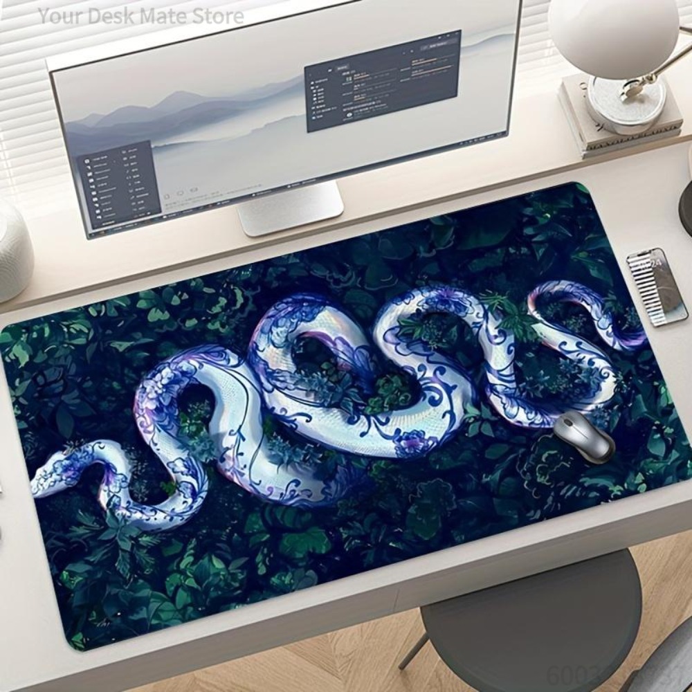 Jungle Desk Setup - Tapis de souris Jungle White Snake,