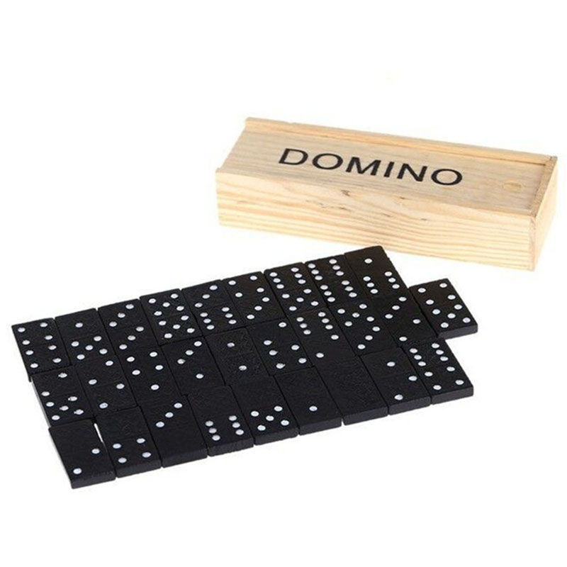 Desk Setup Kids - Jeu de dominos en bois 28