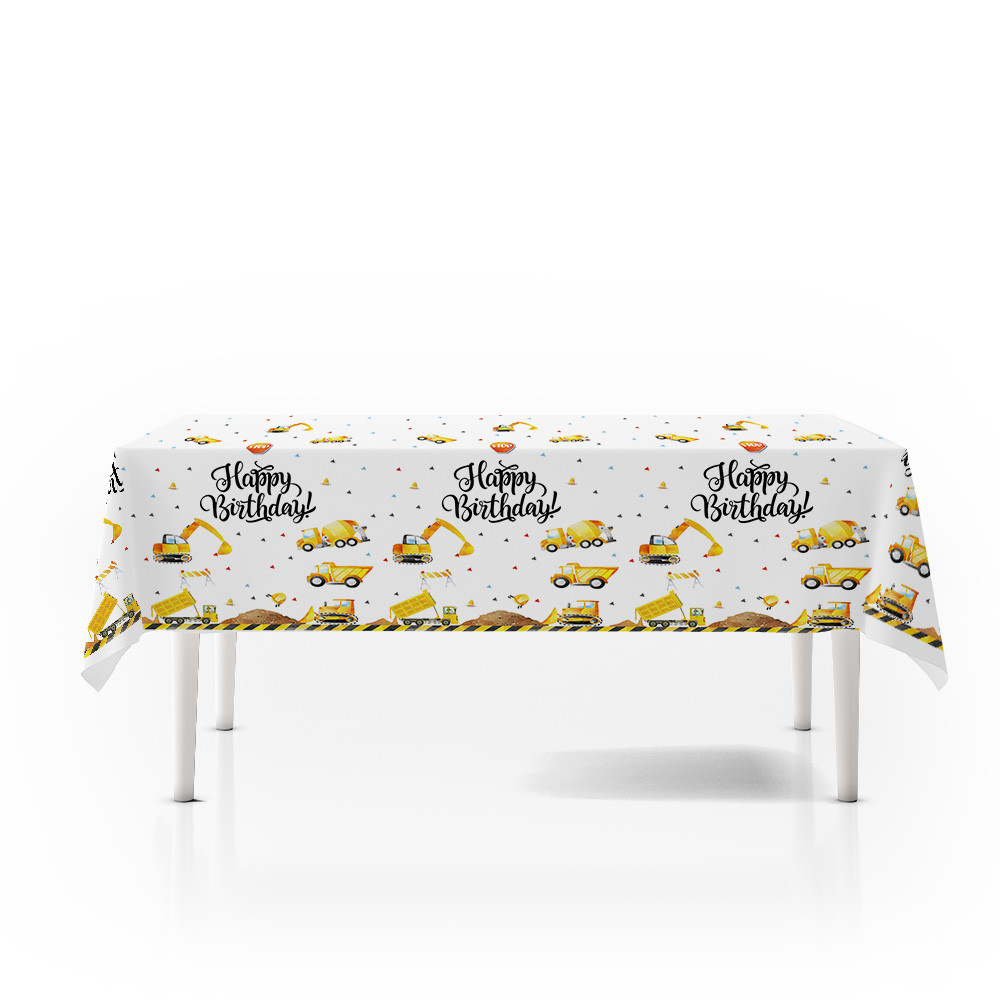 Desk Setup Kids - Nappe de fête jetable 130cm*220cm sur