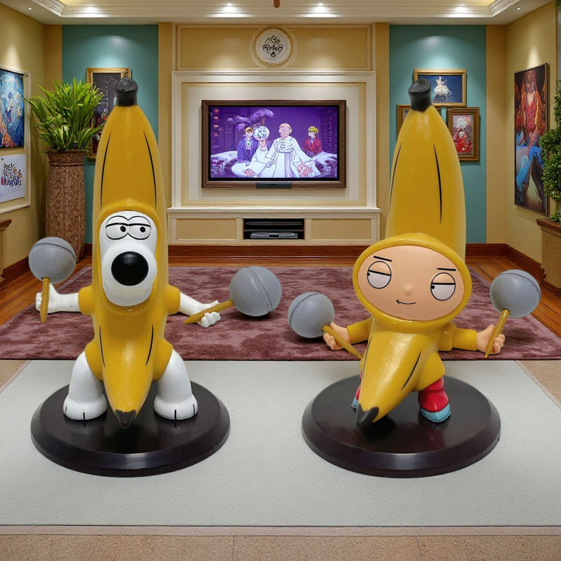 Desk Setup With Tv - Figurine de collection tendance Family Guy