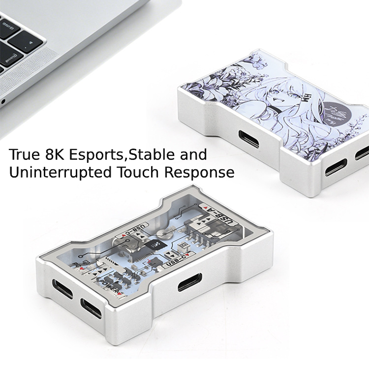 Hub USB RGB 2 entrées 3 sortie - Desk Setup For Gaming avis et prix