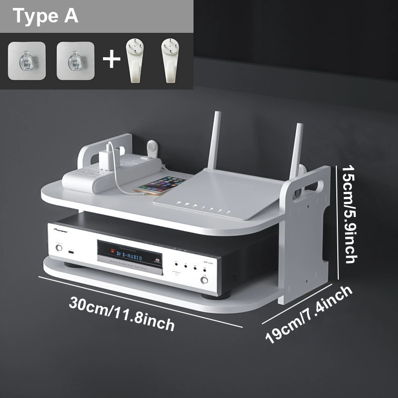 Étagère murale pour routeur et - Desk Setup With Tv avis et prix