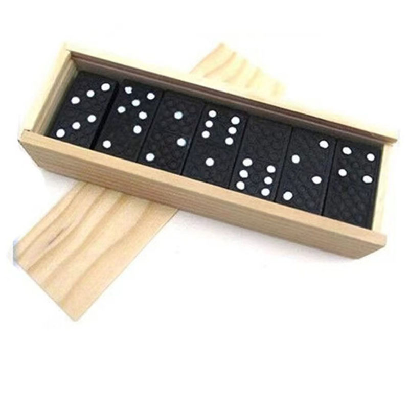 Jeu de dominos en bois 28 pièc - Desk Setup Kids avis et prix