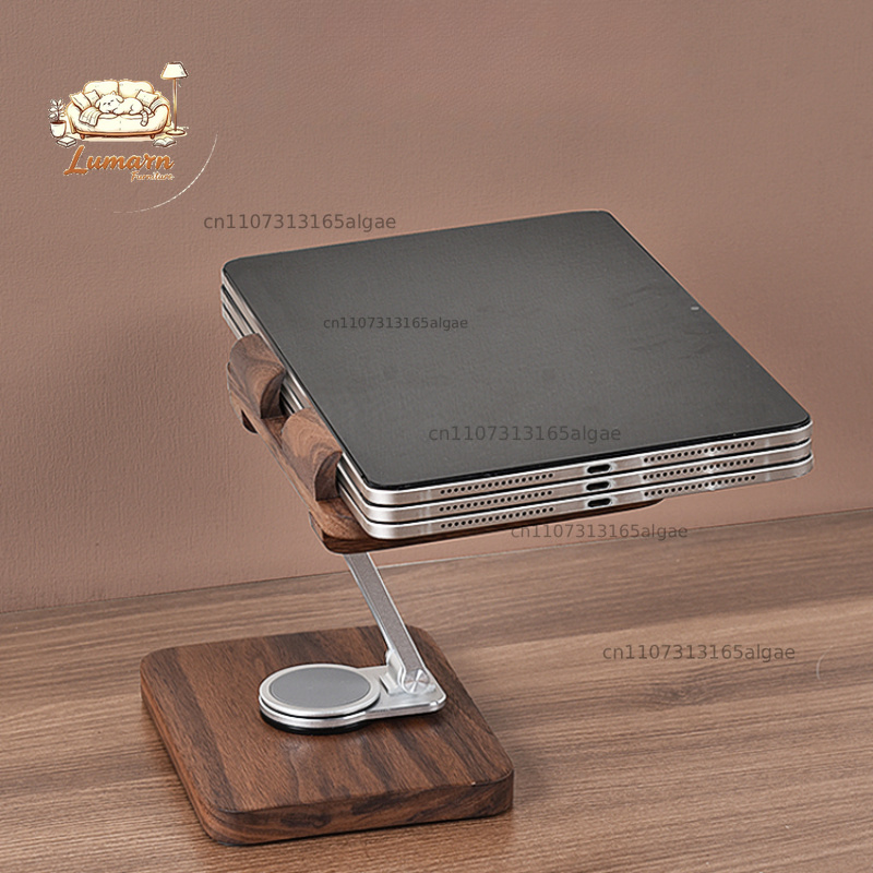 Support pour iPad en noyer noi - Desk Setup With Ipad avis et prix
