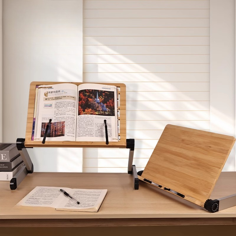 Bureau de lit en bambou réglab - Desk Setup With Ipad avis et prix