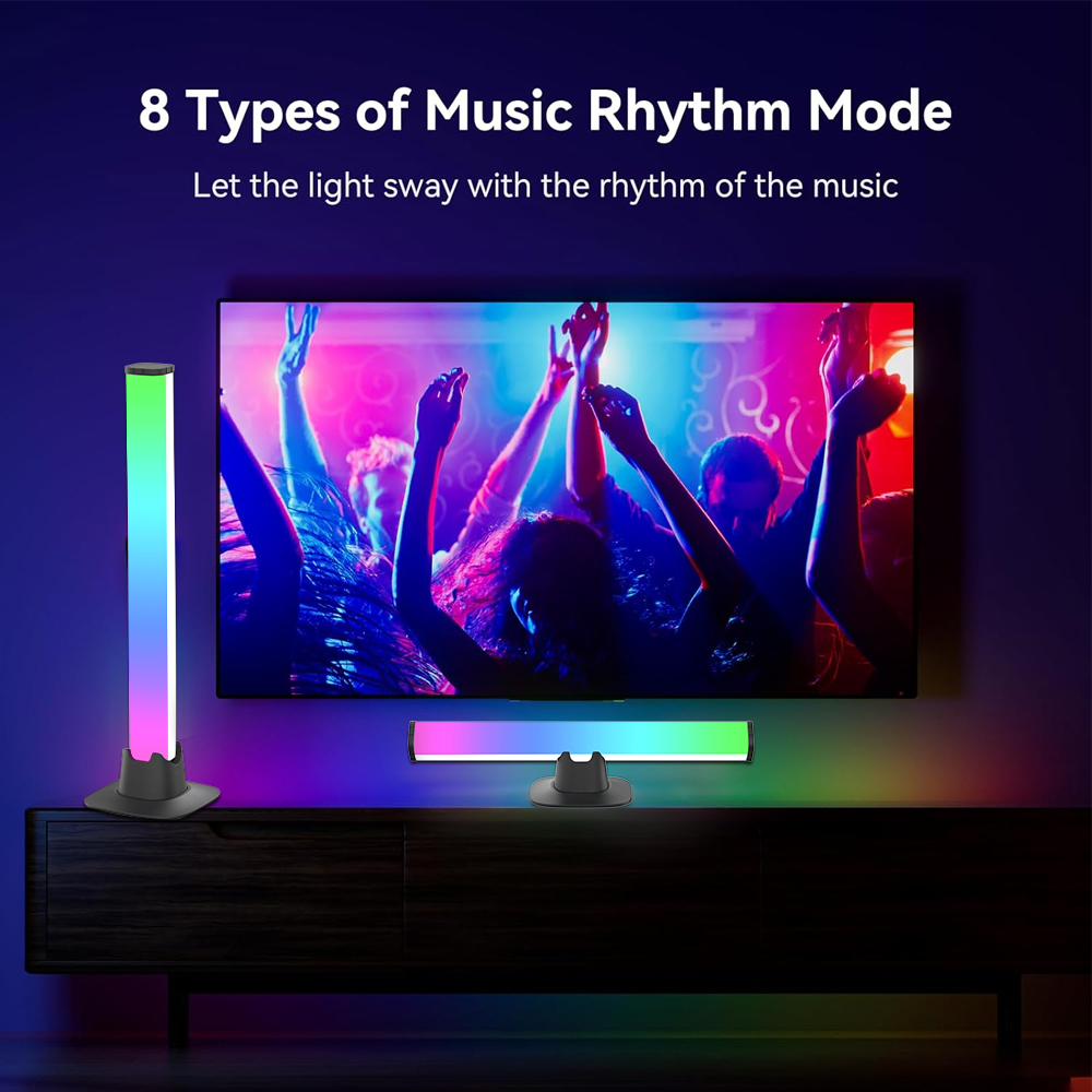 Barre de lumières LED RGB, con - Desk Setup With Tv avis et prix