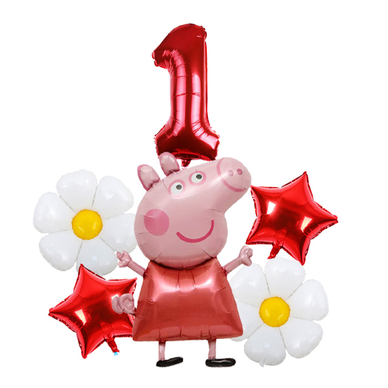 Ballon en Mylar Peppa Pig Rebe - Desk Setup Kids avis et prix