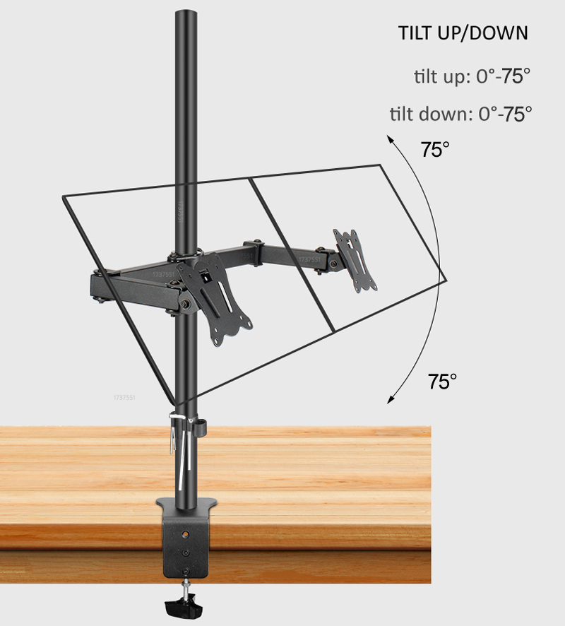 Support de bureau double monit - Desk Setup Monitor Arm avis et prix