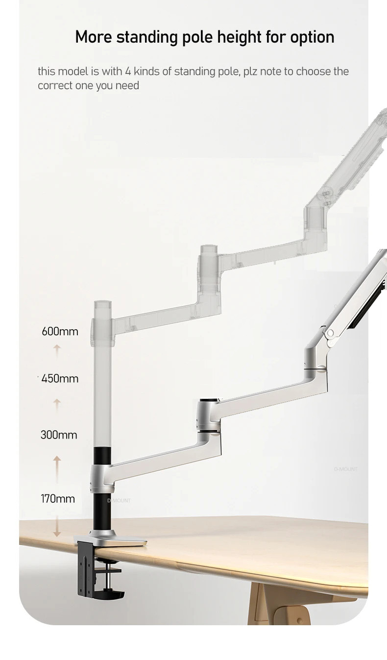 Support de moniteur de bureau  - Desk Setup Monitor Arm avis et prix