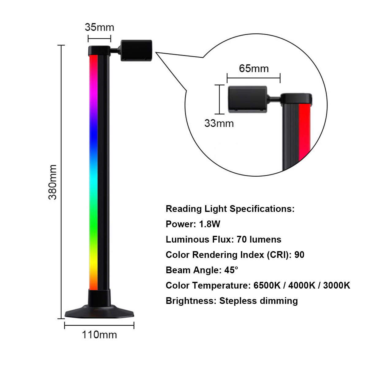 Barre lumineuse intelligente L - Desk Setup With Tv avis et prix