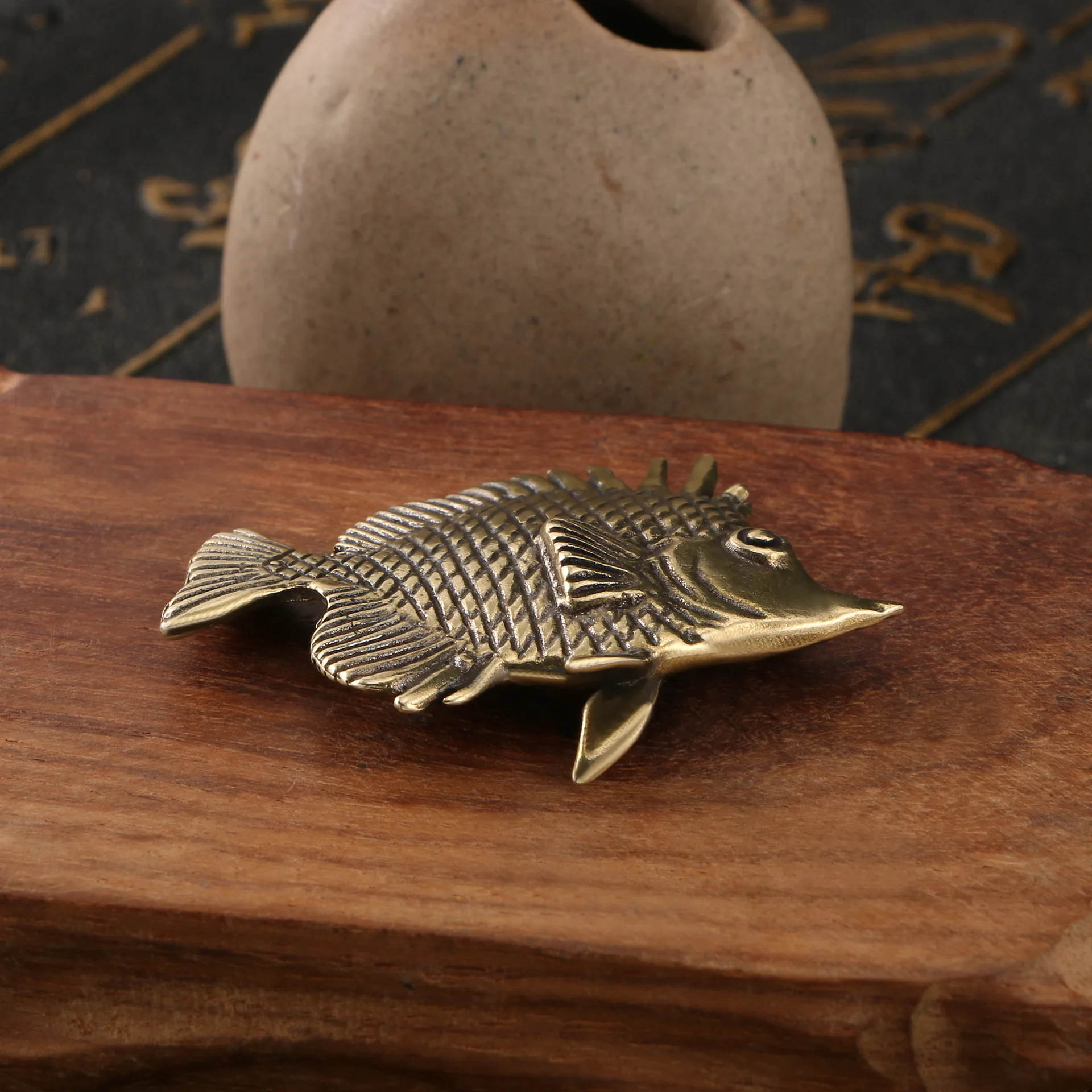 Poisson ornemental en laiton,  - Desk Setup Cute avis et prix